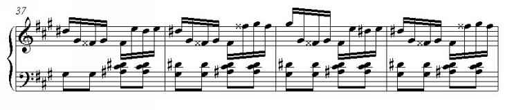 Ejemplo K25 notación correcta