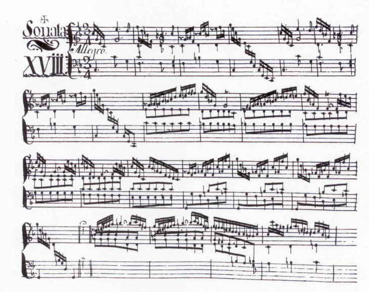 Domenico Scarlatti Faksimle K115