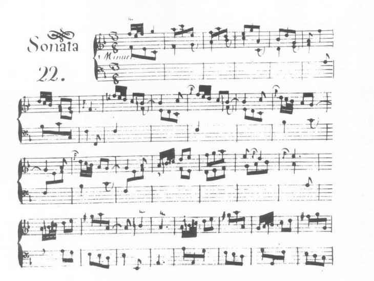 Domenico Scarlatti Faksimle K379