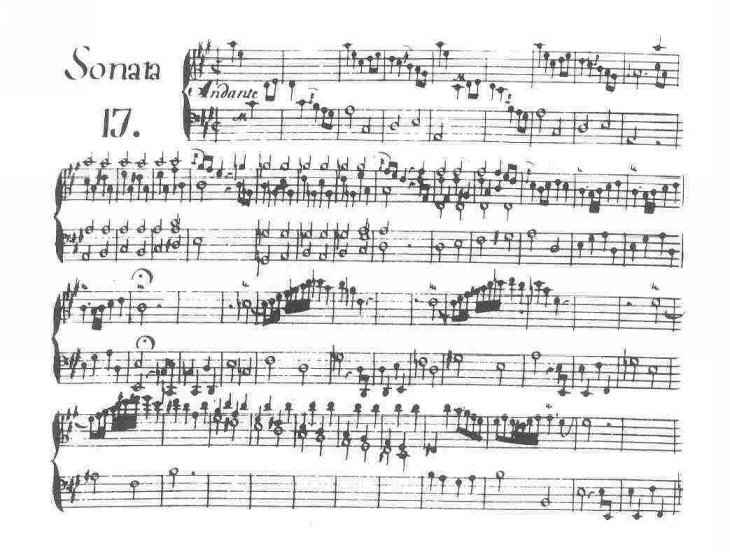 Domenico Scarlatti Faksimle K404